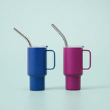 2oz Mini Skinny Powder Coat Handle Shot Tumblers for Laser Engraving_CNPNY