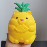 🍍🐻24pcs 8IN Jumbo Pineapple Bear Squishy Fidget Toy Sensory Slow Rising Stress Ball Cute Fruit Bear Squeeze Toy_CNPNY