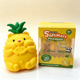 🍍🐻24pcs 8IN Jumbo Pineapple Bear Squishy Fidget Toy Sensory Slow Rising Stress Ball Cute Fruit Bear Squeeze Toy_CNPNY
