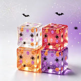 60pcs 🕷🎃Halloween Design 5.5cm No Brand Ice Cube Squishy Toys Maltose Nice Cube Slow Rise Relaxing Sensory Fidget Toys_CNPNY