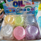 60pcs 6cm Pearly Shimmer Style Coconut Oil Squishy No-Rebound Moldable Fidget Stress Ball_CNPNY