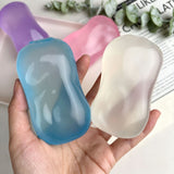 60pcs Coconut Oil Soap Squishy Toys Clear Jelly Colors MoldableVaseline Filled  Sensory Fidget Toys_CNPNY