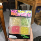60 Sets NeeDoh Glitter Mini Ice Cube Squishy Toys Sets Maltose Slow Rebound Squish Adults Fidget Toys_CNPNY