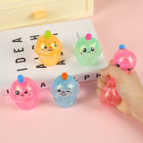 72pcs Emoji Glitter Boba Tea Cups Shapes Squishy Toys Fidget Toys for Kids Youth Adult_CNPNY