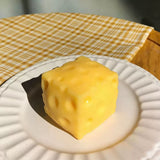 24pcs 10cm Cheese Squishy Stress Relief Original Sensory Food Squishy Stress Relief Fidget Toy_CNPNY_CNPNY