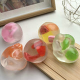 72pcs 6cm Vaseline Fruit Squeeze Ball Fruit Vaseline Squishy Toys No Rebound Squishy Stress Relief Ball_CNPNY