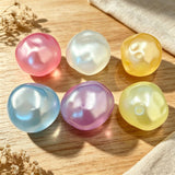 60pcs 6cm Pearly Shimmer Style Coconut Oil Squishy No-Rebound Moldable Fidget Stress Ball_CNPNY
