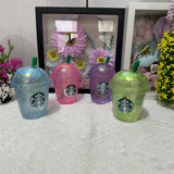 72pcs NeeDoh Starbucks Co-Branded Glitter Boba Tea Shapes Squishy Toys Fidget Toys for Kids Youth Adult_CNPNY