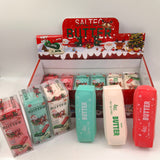 72pcs 13*4cm Christmas Design 4oz Crunchy Butter Squishy Toys Slow Rising Squeeze Fidget Toy_CNPNY
