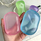 60pcs Coconut Oil Soap Squishy Toys Clear Jelly Colors MoldableVaseline Filled  Sensory Fidget Toys_CNPNY