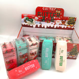 72pcs 13*4cm Christmas Design 4oz Crunchy Butter Squishy Toys Slow Rising Squeeze Fidget Toy_CNPNY