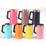 24oz double wall stainless steel ice water coffee mug tumblers 40pcs _CNPNY