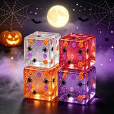 60pcs 🕷🎃Halloween Design 5.5cm No Brand Ice Cube Squishy Toys Maltose Nice Cube Slow Rise Relaxing Sensory Fidget Toys_CNPNY