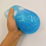 24pcs Soft Glitter Jumbo Dice Squishy Toys Jumbo Squishy Dice Stress Ball Novelty Sensory Fidget Toys _CNPNY