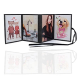 Sublimation Blank PU leather Folding Albums for Christmas/New Year/Valentine's Day Gifts_CNPNY