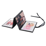 Sublimation Blank PU leather Folding Albums for Christmas/New Year/Valentine's Day Gifts_CNPNY