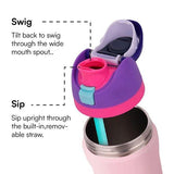 19oz/24oz/32oz Flip Straw Lid Insulated Stainless Steel Sports Owala Style Water Bottle for Laser Engraving_CNPNY