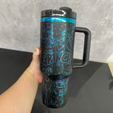 40oz Christmas H2.0 Tumbler with Engraved Grinch Laser Engraving Design 20pcs_CNPNY