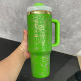 40oz Christmas H2.0 Tumbler with Engraved Grinch Laser Engraving Design 20pcs_CNPNY