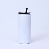 16oz White Blank Sublimation Stainless Steel Can Tumblers for UV DTF Wraps_CNPNY