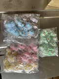 50pcs Cute flocked🐰🔥 LABUBU Tumbler Keychains _CNPNY