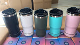 14oz Speaker Tumblers Powder Coat Can Coolers Koozies With Bluetooth Speaker 25pcs For Laser Engraving_CNPNY