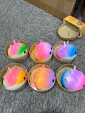 Presale USA_72pcs 8.5cm Unicorn Shaped Dumpling Squishies Toys Stress Relief Squishy Toys with Steamer_USPNY