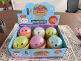 Presale USA_72pcs 8.5cm Beads Glitter Dumpling Squishy Toys Gel-Filled Squishy Toys with Beads Sparkling Stress Relief Sensory_USPNY