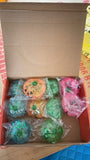 🎃72pcs Halloween Glitter Pumpkin Maltose Squishy Toys Sparkling Stress Relief Sensory Toys_CNPNY