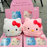 🎀✨24pcsJumbo Hello Kitty Squishy Toy TPR Soft Stress Relief Squish Adults Fidget Toys_CNPNY
