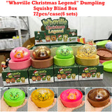 72pcs Christmas Grinch Mystery Dumpling Squishy Toys Cute Squishy Dumpling Stress Fidget Toys _CNPNY