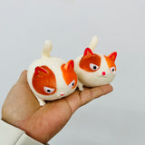 72pcs Crunchy Cat Squishy Toys Cute Cats Crunchy Squishy Toys with ASMR Texture Slow Rising Squeeze Fidget Toy_CNPNY