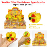 Presale USA_36pcs Jumbo Apple Squishy Coconut Oil Vaseline Apple Squishy Toy Soft Fruit Slow Rising Squishy Stress Relief Ball_USPNY