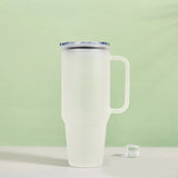RTS USA_40oz Clear_Frosted Glass Tumbler With  Plastic_Bamboo Lids_1stMay from US warehouse_USPNY