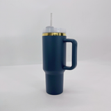 40oz Mirror Gold Underneath Stormy Sea Colors Powder Coat Quencher Tumbler 20pcs For Laser Engraving_CNPNY