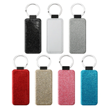 100pcs Pack Multiple Colors Blank Sublimation Blank PU  Keychain_CNPNY