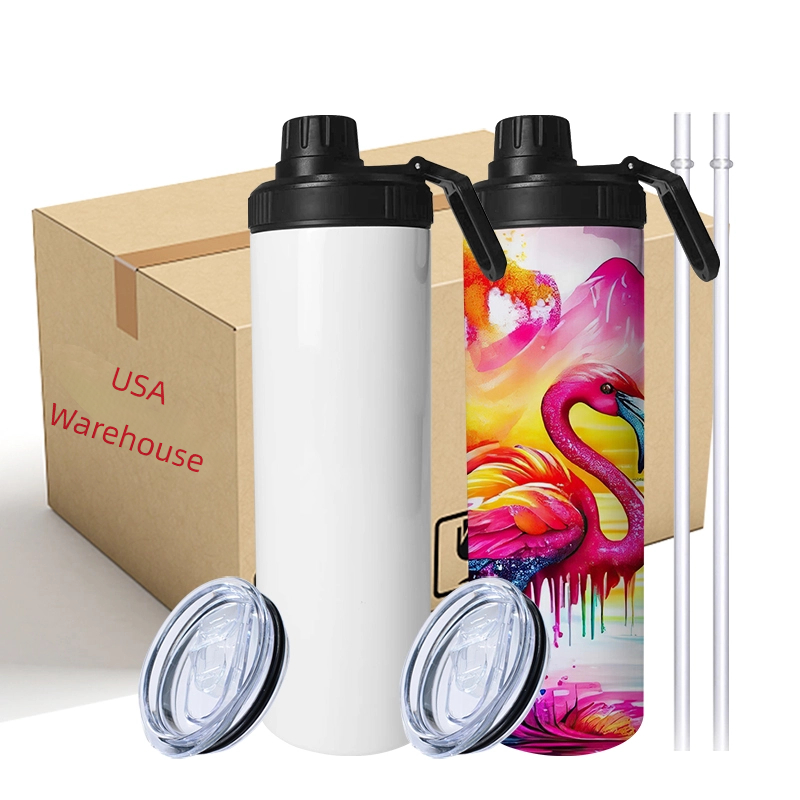RTS USA-20oz Duo Lids Sublimation Blank tumbler with sports lid_USPNY