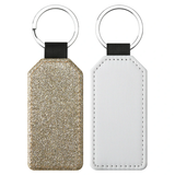 100pcs Pack Multiple Colors Blank Sublimation Blank PU  Keychain_CNPNY