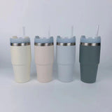 14oz Stanley-style Quencher Tumblers Powder Coat Kids Tumblers for laser engrvaing_CNPNY
