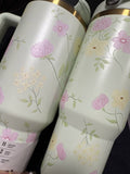 🌸✨ 🦋40oz Spring Blossom Stanley Quencher Tumblers 20pcs🌸✨ 🦋 _CNPNY