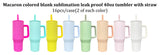 40oz Macaron Colored Blank Sublimation Flip Straw Tumblers with Leak Proof lids_CNPNY