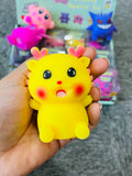 72pcs Pokeman & Kirby Carton Animal Crunchy Squishy Toys ASMR Crunchy Squeeze Fidget Toy_CNPNY