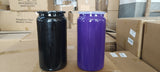 Presale USA_💜🖤16oz Purple Black Blank Sublimation Stainless Steel Can Tumblers 25pcs_USPNY