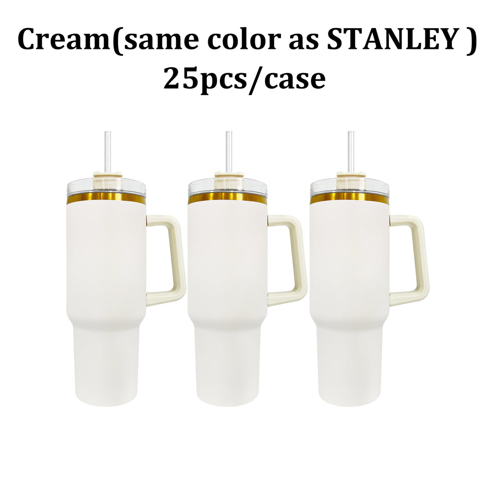 25pcs Stanley 40 oz Tumbler with Handle Mixed Color