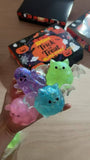 🎃👻🦇72pcs NeeDoh Halloween Pumpkin Bat Ghost Squishy Toys Sets Maltose Slow Rebound Squish Adults Fidget Toys_CNPNY
