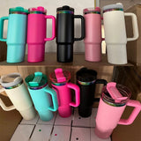 RTS USA_30oz/40oz Rainbow Tumblers Powder Coat H2.0 Quencher Tumbler for Laser Engraving_USPNY