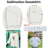 RTS USA_50pcs White Blank Sublimation Blanks Men Women Mix Sizes Round Neck Sweatshirt_USPNY
