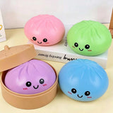 12pcs Jumbo Soft Sensory Giant 25cm Dumpling Squishy Steamed Bun Stress Relief Fidget Toy with Mystery Blind Box for Kids _CNPNY