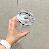 17oz Acrylic Snow Globe Cups Plastic Double Wall Tumbler with Pre Drilled Hole and Plug 20pcs_CNPNY