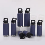 China to Canada_12oz/18oz/26oz/36oz Textured Powder Coat Sports Lids Water Bottles 25pcs For Laser Engraving_CNPNY